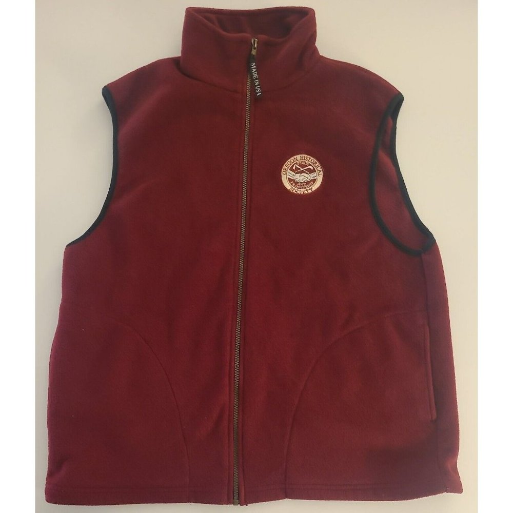 Oregon‎ Historical Society Men's Medium Fleece Vest